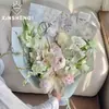 Xinyou Produto Novo Original Série Flor do Nevoeiro Papel de Presente para Floristas, Buquês de Flores Frescas, DIY Artesanal Papel de Presente Floral Suave