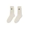 Meias Masculinas e Femininas Estilo Mesma Roupa da Chapeuzinho Vermelho Meia de Cano Médio Casal Quatro Estações Absorventes de Suor Respirável Moda Ins Desodorante Esportes Zhuji
