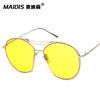 Jamie 3205 Estilo Coreano Gd Gafas de Sol Transparentes de Colores Gafas de Sol de Moda Tendencia para Hombres y Mujeres