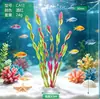 Planta de simulación para acuario suministros para acuario decoración de paisaje para pecera plantas acuáticas de simulación artificial flor de plástico algas hierba de algas