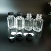 Botella de condimento de vidrio cuadrada de 50 ml que se puede equipar con una fuerte junta de PTFE resistente al ácido, botella de vidrio especial para laboratorio, botella de ácido