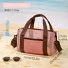 Bolsa de playa de gran capacidad, bolsa de malla para guardar juguetes, bolsa de almacenamiento hueca multifuncional portátil para viajes, para trajes de baño, al por mayor