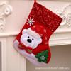 Meias de Natal Transfronteiriças Saco de Presente de Natal Meias Pequenas de Natal Pingente Saco Decoração Pendurada para Árvore de Natal