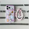 Funda de animal jellycat de dibujos animados adecuada para Apple 17 Pro Max con cordón, iPhone 16 anticaídas 15
