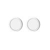 Aretes de botón redondos ovalados triangulares en forma de corazón para mujeres niñas acero inoxidable oro aretes geométricos joyería regalo