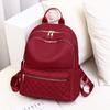 Mochila Nueva de Tela Oxford para Mujer Color Sólido Mochila Simple Versátil Gran Capacidad Para Ir al Trabajo Bolsa Ligera Fabricante Venta al por Mayor