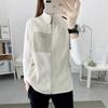 Colete de Lã para Homens e Mulheres, Gola Alta, Jaqueta Quente de Lã, Colete com Forro de Lã, Cardigan, Roupa de Outono e Inverno da Moda