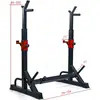 Combo Supino Rack de Agachamento Rack de Levantamento de Peso Rack de Barra Bancada de Halteres Ajustável Equipamento de Fitness para Casa Treinamento de Força