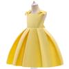 Dia das Crianças das meninas anfitrião vestido de desempenho de piano das meninas vestido de desempenho arco vestido de passarela das crianças
