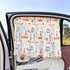 Cortina Protetora Solar Personalizada de Fábrica para Carro Cortina de Sol para Carro com Ventosa Isolamento Térmico Bloqueador Solar Cortina de Verão Proteção Solar para Crianças no Carro