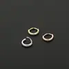 Joias de piercing mais vendidas internacionalmente: brincos de pressão, piercings de nariz, pinos de cartilagem multifuncionais com zircônia microincrustada em cobre, acessórios populares europeus e americanos