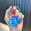 Llavero Colgante Bendición de Buena Suerte Acrílico Llavero Pequeño Fresco Colgante para Mochila Escolar Pequeños Regalos para Niñas Venta al por Mayor