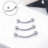 Joyería Piercing Acero Inoxidable Uñas para Ceja Uñas para Labio Europeo y Americano Amazon Más Vendido Acero Titanio Electrochapado al Vacío Uñas para Oreja Uñas para Nariz