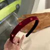 Corea del Sur Dongdaemun baket nuevo diseño retro francés avanzado terciopelo pedrería diadema elegante todo-partido accesorios para el cabello