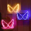 Luz de Neon LED Celebridade da Internet Luzes de Quarto Atmosfera de Quarto Decorações Criativas Luz Ins Asas de Anjo