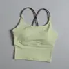 Top Esportivo de Cor Sólida Feminino Push-up à Prova de Impacto Yoga Camiseta Regata Amigo da Pele Macio Fitness Corrida Versátil Emagrecedor Camada Interna Top
