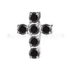 Brincos Cruzados de Liga de Titânio Zesen F136 Studs para Lábio de Titânio G23 Studs para Osso da Orelha Acessórios de Joias para Piercing