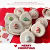 Papai Noel Pente Pequeno Fofo com Airbag Dobrável Presente para Melhor Amigo Pente para Cabelo Longo Feminino Mini Pente Dobrável