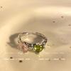 Diseño de nicho anillo de serpiente de gato personalizado traje dulce cool joyería estilo chica hot anillo de mariposa de alta gama anillo