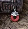 Prata de Lei S925 Joia Taoísta Madeira de Jujuba Fulminada Moeda do Espírito da Montanha Pingente Ornamento Estilo Chinês Vintage