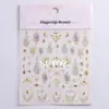Adesivos de Nail Art Transfronteiriços Novo Estilo Marroquino Luxo Acessível Coração Retro Totem Estrela e Lua Decoração Tridimensional para Unhas