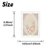 36 Piezas de Pegatinas de Sellos Florales de Encaje Retro, Estilo Suave Femenino, Pegatinas Decorativas DIY para Diarios y Maletas, Venta al por Mayor