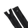Venda Direta de Fábrica de Zíperes para Calças, Não. 3 Zíperes de Nylon, Cursor Automático de Ponta Fechada, Preto e Branco em Estoque, Zíperes de Bolso Faca