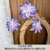 3 Lirios de Princesa Artificiales para Decoraciones de Boda, Decoración de Salón de Banquetes de Hotel, Arreglo de Habitación de Boda, Arreglo Floral de Piso