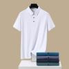 Camisa Polo de Gelo Casual de Verão Transfronteiriça Camiseta Esportiva Juvenil Top de Lapela do Papai Camisa Polo para Homens