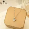 Aitong Jewelry Colar de Amor Simples e Personalizado Colar de Moda Levemente Luxuoso Versátil Estilo de Nicho de Ponta Colar Único