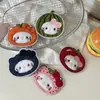 Lindas y Divertidas Calcomanías para Flequillo Kt con Temática de Frutas, Calcomanías Suaves y Adorables de Chicas de Pan de Sushi de Dibujos Animados, Herramienta de Organización