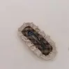 Grampo de Cabelo Elegante Azul com Bolinhas para Meninas, Versátil e Doce Presilha para Franja, Grampo de Cabelo de Alta Aparência para Estudantes
