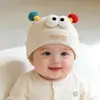 Touca de Bebê Estilo Primavera e Outono Touca para Recém-nascido Versão Coreana Fofa Super Adorável Algodão Puro Macia Touca de Puxar Touca de Proteção da Fontanela Moderna