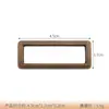 Hebilla Japonesa de Tres Velocidades Transfronteriza Hebilla Cuadrada de Aleación de Zinc 2.5cm Hebilla Ajustable Cinturón de Gama Alta Ropa Equipaje