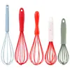 Batidor de Huevos de Silicona Personalizado, Nueva Herramienta de Cocina de Grado Alimenticio para Hornear, Palo Mezclador Manual para Claras de Huevo y Masa para Crema