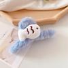 Estilo K de Otoño e Invierno Nuevo Clip para el Cabello de Peluche de Pez Azul para la Parte Posterior de la Cabeza de Mujer Lindo Clip de Tiburón Diadema para el Cabello Clip de Agarre
