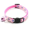 Colar de Sino para Gato Coleira de Cachorro Coleira para Animal de Estimação Colar Decorativo Fivela Oval Colar de Gato Acessórios de Tração
