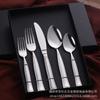 5/20 peças de mesa ocidental conjunto de talheres de aço inoxidável presente louça ocidental
