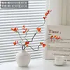 Galhos Falsos, Folhas Amarelas de Outono, Folhas Simuladas, Flores de Decoração para Sala de Estar, Flores para Casa, Arte Floral Chinesa, Flores Secas, Arranjos Florais Internos