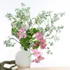 Flor Artificial Fruta Amora Mirtilo Romã Pequena Flor Falsa Planta de Simulação Decoração de Casa Acessórios de Casamento