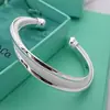 Fábrica de Joyería Weihua Joyería Coreana de Plata Pulsera de Malla de Doble Alambre Chapada en Plata Pulsera de Moda Pulsera de Doble Borde Ligero para Mujer
