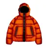Jaqueta quente acolchoada espessa, casaco de algodão, peça de outer wear com capuz da moda para outono e inverno, nova jaqueta de algodão para atividades ao ar livre, top para exportação