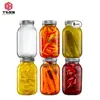Frasco de Masón Grande de 32 oz Botella de Vino Espumoso Marinado Frasco de Miel Botella de Salsa Sellada Frasco de Masón para Bebidas y Jugos de Frutas Punto