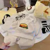 Pijama de Terciopelo para Niños, Nuevo Ropa de Casa Engrosada para Otoño e Invierno para Niños y Niñas, Ropa Exterior de Terciopelo de Nube Traje Cálido de Invierno