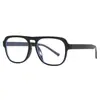 Nuevas Gafas Lisas Elegantes y Únicas de Lente Único Montura de Gafas con Patillas Degradadas de Celebridad de Internet Gafas Retro con Luz Antiazul