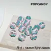 Aro de Bola Pintado a Mano Joyería Artesanal Versátil Accesorios de Cuentas DIY Cuentas Sueltas Correa de Colores Cadena para Teléfono Móvil Pulsera