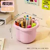 Portalápices Creativo Inclinado Caja de Almacenamiento de Papelería Dopamina Organizador de Escritorio para Estudiantes Artículo de Alto Valor para Regreso a Clases