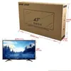 Caja de embalaje para TV LCD embalaje exprés caja de embalaje para TV de 55 pulgadas 65 pulgadas con espuma extra dura y gruesa