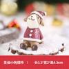 Zakka Natal Fofo Enfeites Artesanais Decorações de Animais Pequenos Artesanato de Resina de Natal Enfeites Decorativos