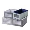 Amazon caja de almacenamiento plegable estilo japonés con ventana transparente, cajón de tela para ropa, juguetes, caja organizadora